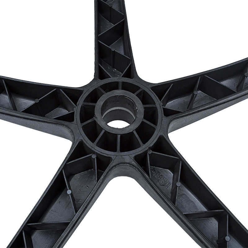 Pattes de chaise en nylon à arche carrée PA-D (base en nylon)