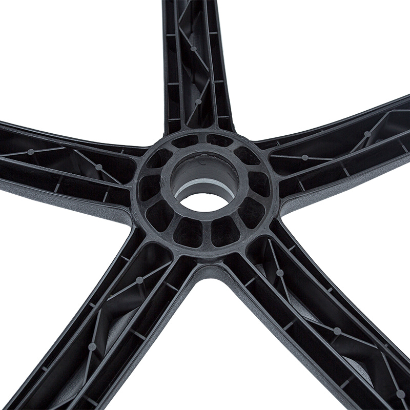 Pied de chaise en nylon à pied arqué rond PA-F (base en nylon)