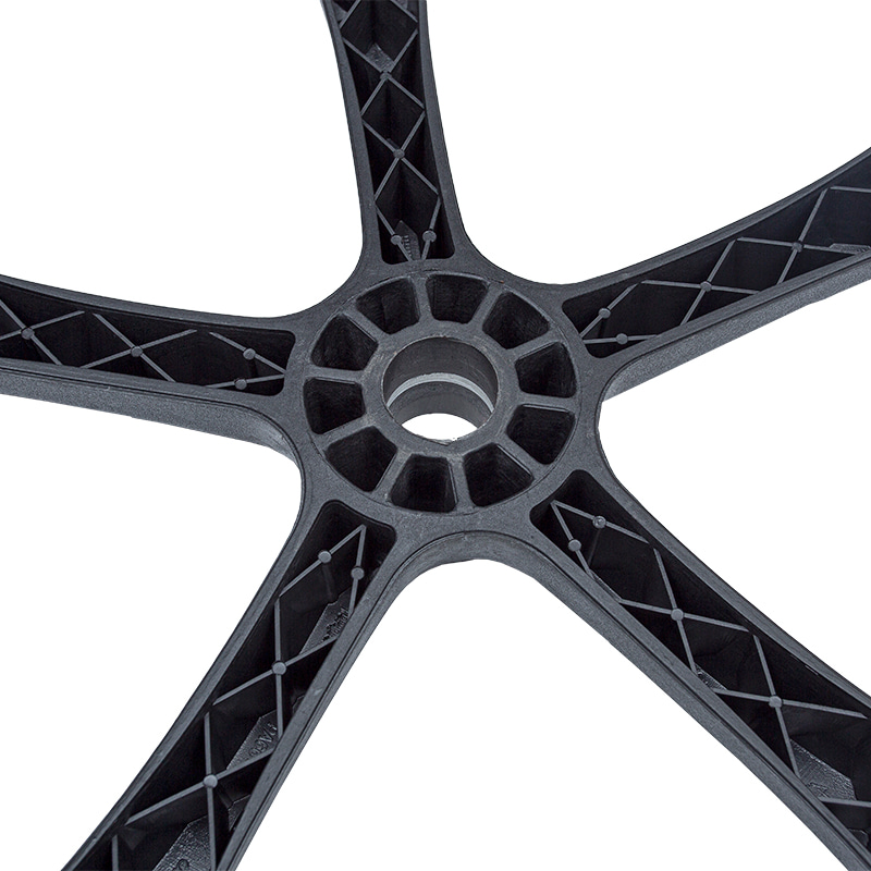 Pied de chaise en nylon, pied en grain de cuir PA-H (base en nylon)