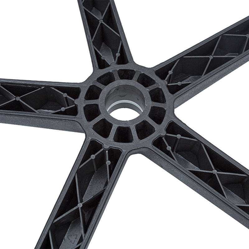 Pied de chaise en nylon avec pied fléché PA-L (base en nylon)